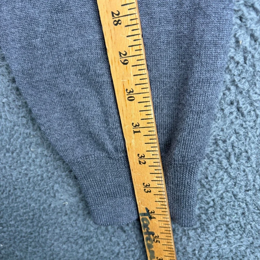 JOS A BANK Mens XXL 100 Italian Merino Wool 14 Zip‎ Sweater Grey